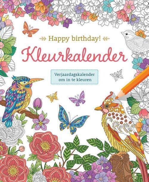 9789044759648_front Happy birthday! Kleurkalender