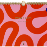 A-Journal 18 Months Family Planner 2024/2025 – Flow Pink