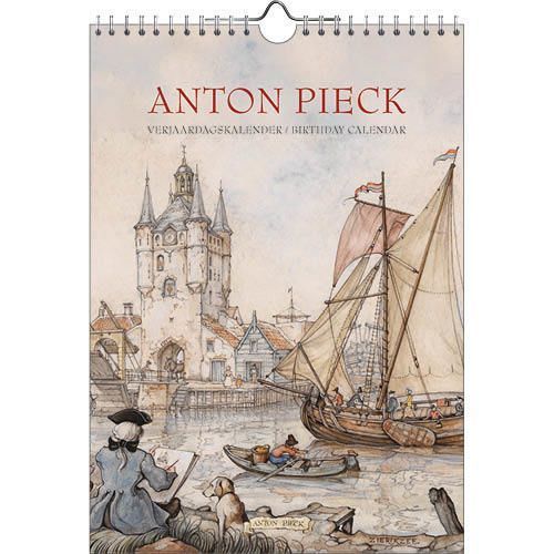 Anton Pieck Verjaardagskalender Zicht op haven A4 (1)
