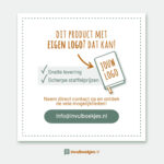 Eigen Logo Op Dit Product Invulboekjes.nl