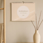 Familieplanner Beige