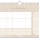 Fyllbooks Familieplanner A4 Beige (2)
