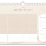 Fyllbooks Familieplanner A4 Beige (3)
