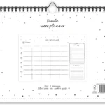 Fyllbooks Familieplanner A4 Zwart Wit (1)
