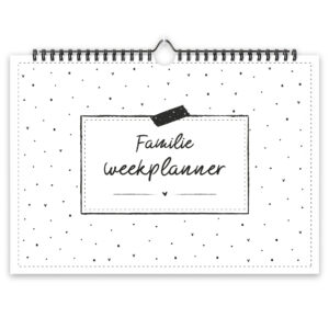 Fyllbooks Familieplanner A4 Zwart Wit (5)
