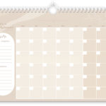 Fyllbooks Mijn Maandplanner A4 Datumloos Beige (1)