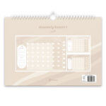 Fyllbooks Mijn Maandplanner A4 Datumloos Beige (2)