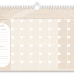 Fyllbooks Mijn Maandplanner A4 Datumloos Beige (4)