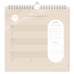 Fyllbooks Mijn Weekplanner Datumloos Beige (6)
