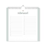 Fyllbooks-Verjaardagskalender-Terracotta-februari-scaled