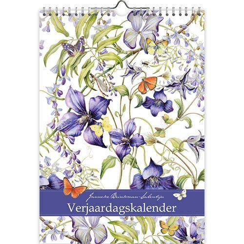 Janneke Brinkman Verjaardagskalender Blauw regen A4 (1)