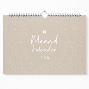 Maandkalender 2026 Voorkant