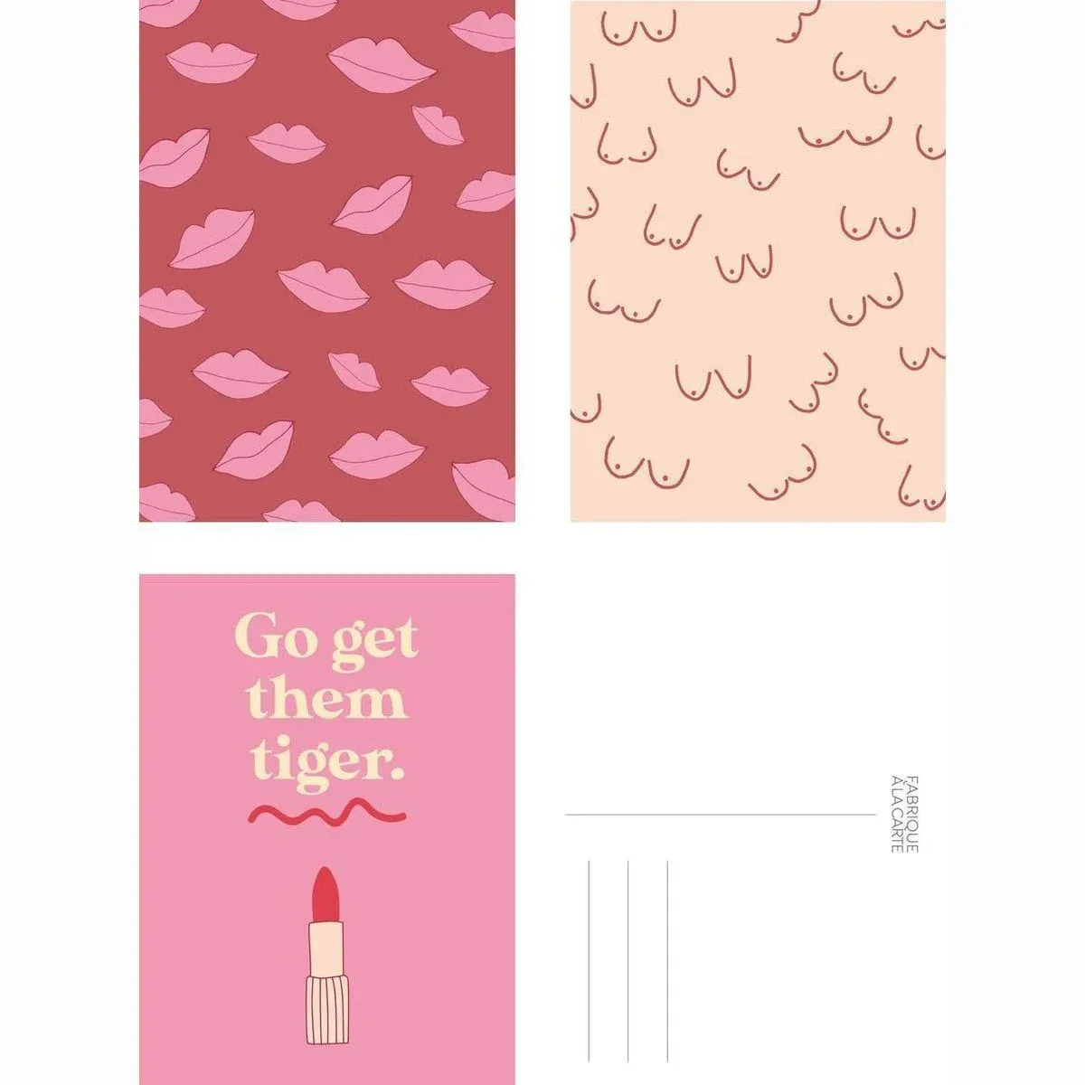 Fabrique a la Carte Wenskaarten set – Go get them – 15 stuks (1)