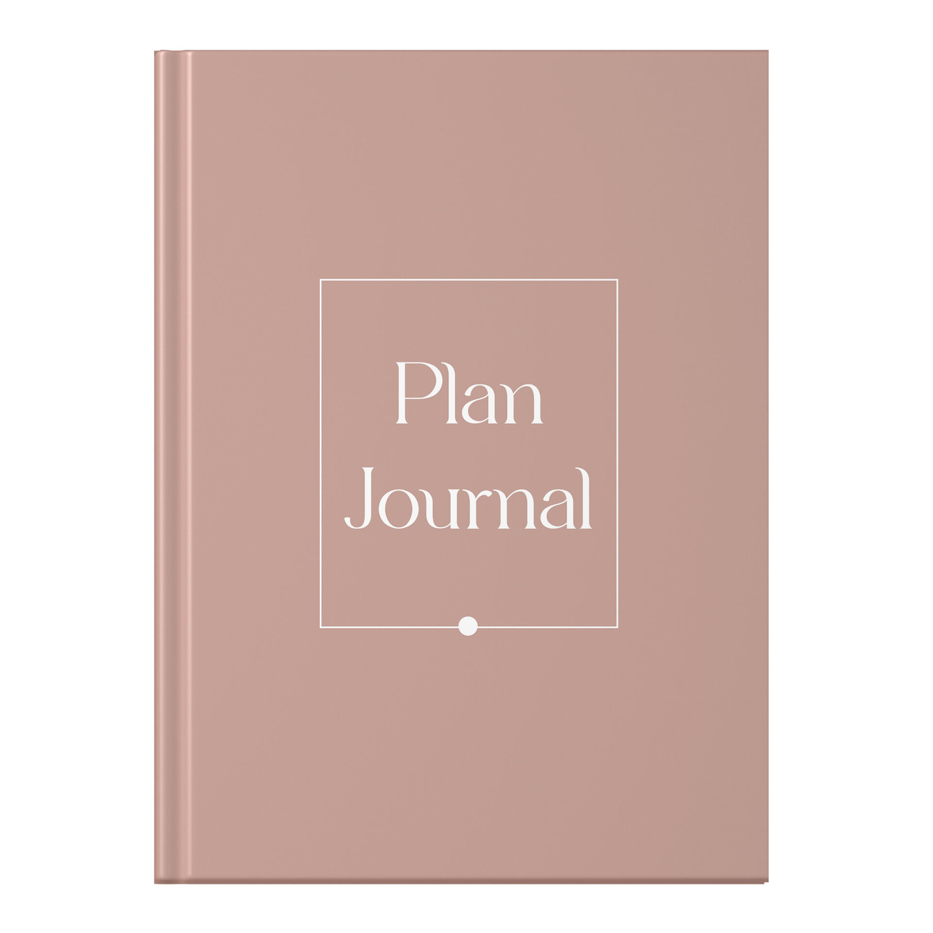 Mockup A5 Hardcover Plan Journal Iets Omhoog