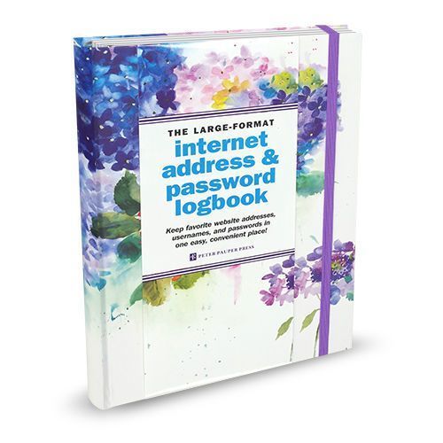 Peter Pauper Internet address & passwordboekje Hydrangeas A5 (1)