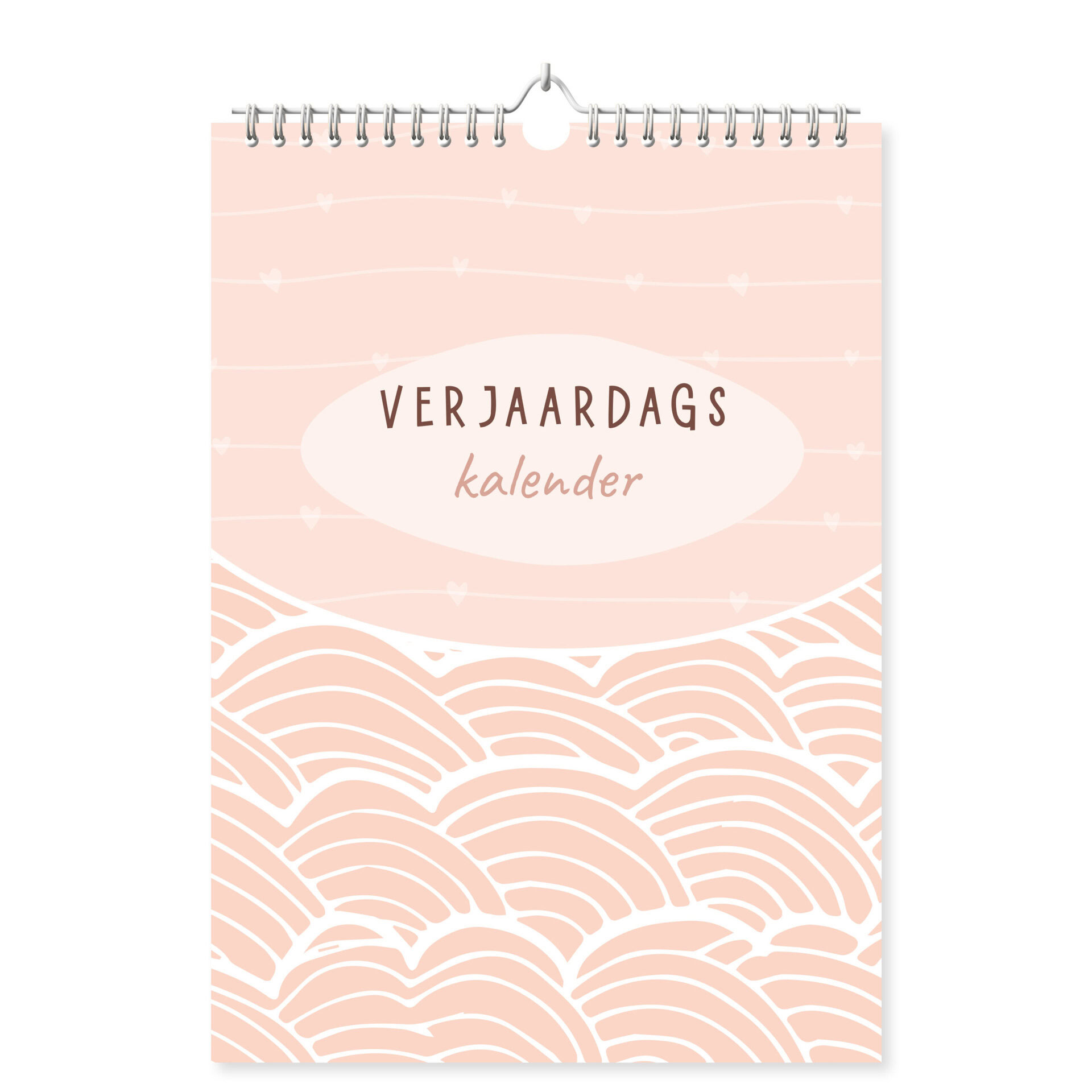 Mockup Verjaardagskalender 3 Pastel Prints Voorkant