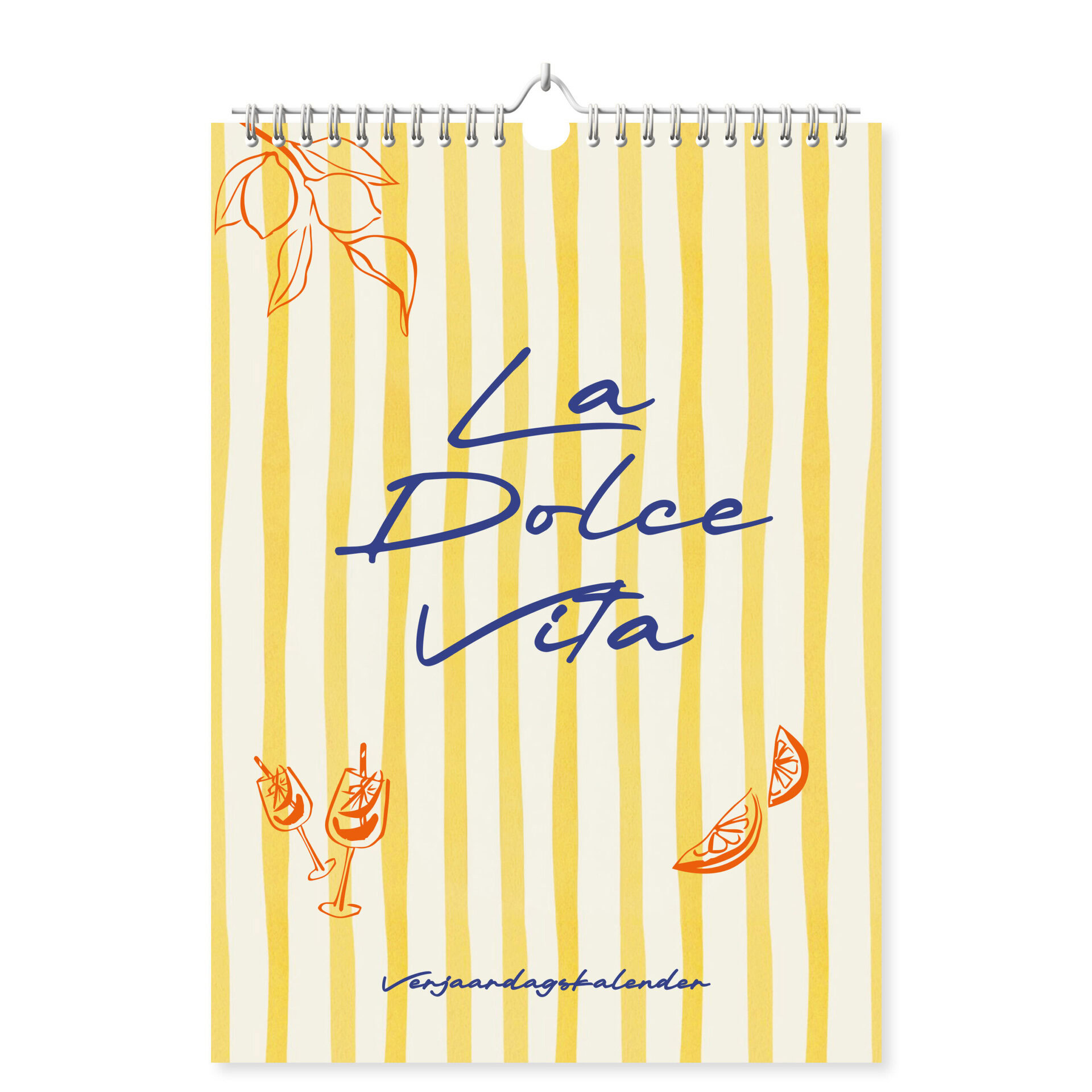 Mockup Verjaardagskalender La Dolce Vita Voorkant