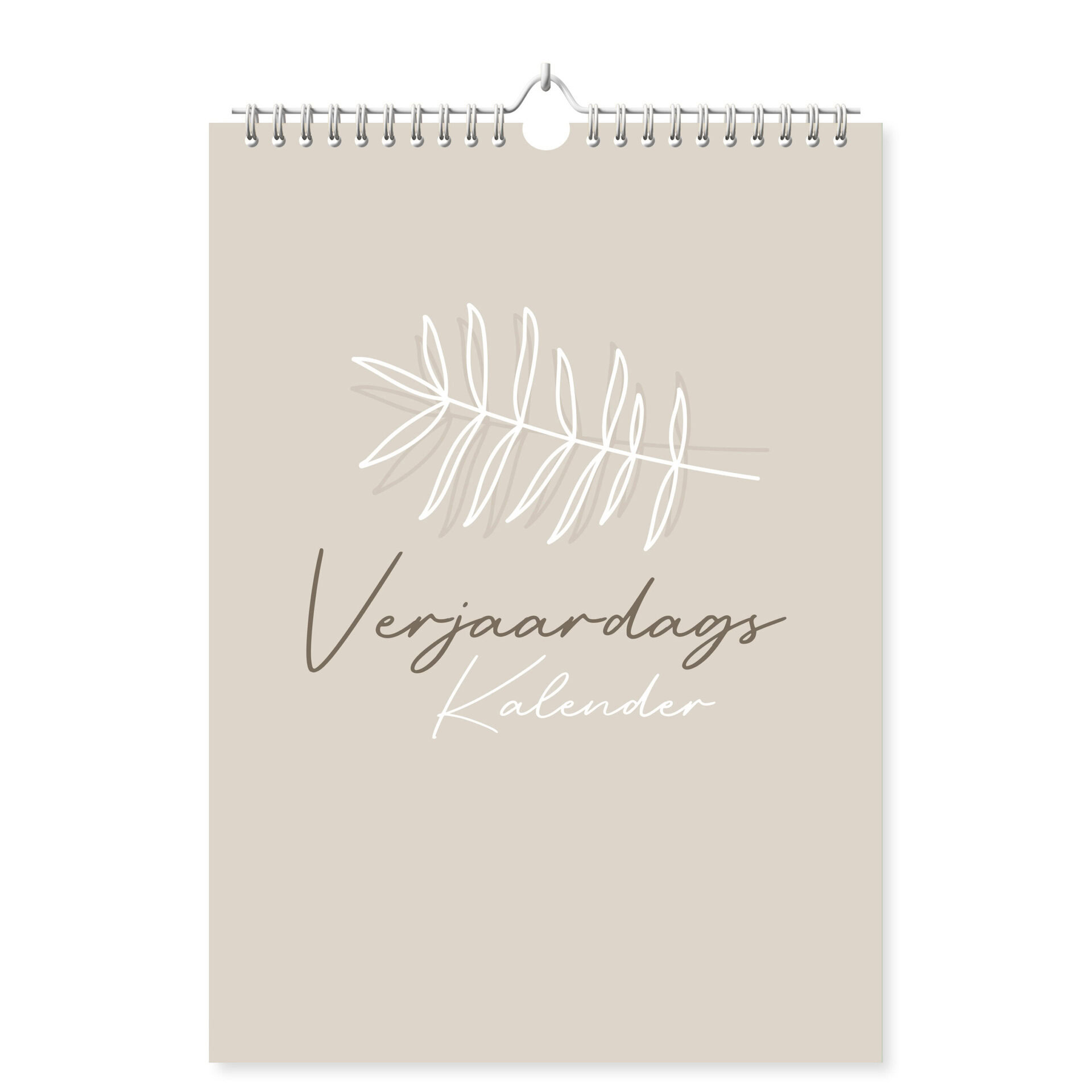 Mockup Verjaardagskalender Nordic Nature